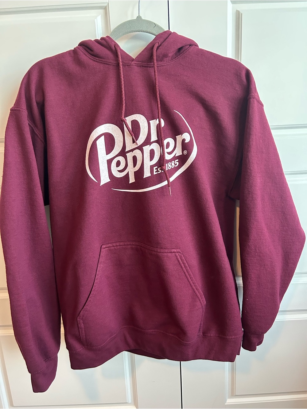 Dr Pepper Pullover Hoodie with Front Pocket Gildan
